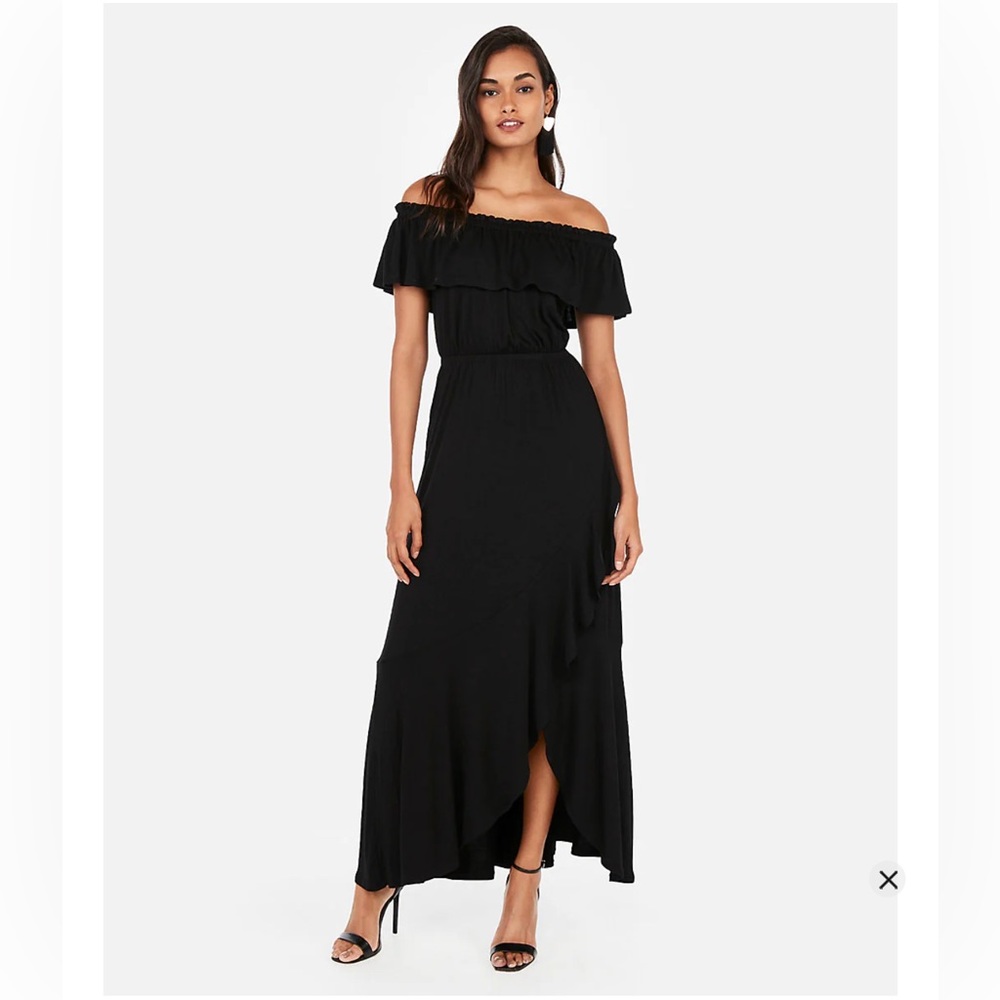 Express off the shoulder Maxi